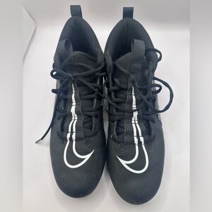 Nike Alpha Football Cleats Black Men’s Size 12 Very Good Used